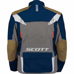 Scott Dualraid Dryo Motorcycle Textile Jacket, grey-blue, Size XL for Men