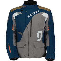 Scott Dualraid Dryo Motorcycle Textile Jacket, grey-blue, Size 4XL for Men