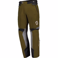 Scott Dualraid Dryo Motorcycle Textile Pants, green, Size M for Men