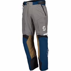 Scott Dualraid Dryo Motorcycle Textile Pants, grey-blue, Size M for Men