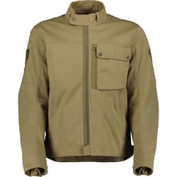 Scott Vintage Motorcycle Jacket, green-brown, Size L for Men