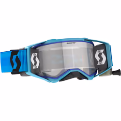 Scott Prospect WFS Duo Motocross Goggles, white-green for Men