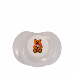 Baby Girl Pacifier Set with Cap, Holder and Clip Guess