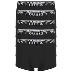 Guess 5 Pack Boxer Trunks - Jet Black