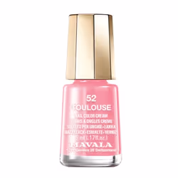 Mavala Mini Color 52 Toulouse 5ml, 5 ml, Pink, Toulouse, Coloring, Opaque, Creme