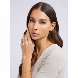 GUESS JUBE02147JW earring Stud earrings Metal Black