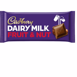Cadbury Dairy Milk Fruit & Nut 180g Chocolate - Fruity Indulgence