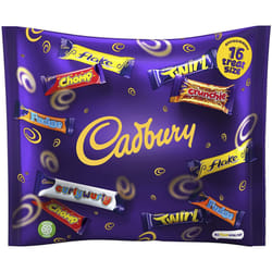 Cadbury Family Heroes 16 Treatsize Bars Packs, 222 g