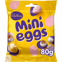 Cadbury Milk Chocolate Easter Mini Eggs 80g - Pack Of 24