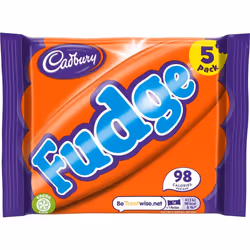 Cadbury Fudge Bar 5 Pack 110g