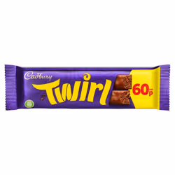 Cadbury Twirl Chocolate Bar  43g (Pack of 48)
