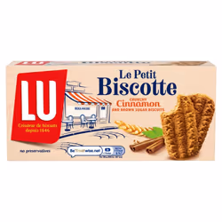 LU Le Petit Biscotte Crunchy Cinnamon and Brown Sugar Biscuits 200g (Pack of 10)