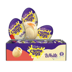 Cadbury White Creme Eggs Box 48 x 40g