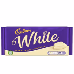 CASE OF 24 x Cadbury White Chocolate 90g BBE 3/5/22