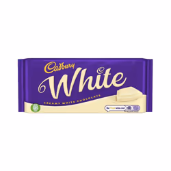 CASE OF 24 x Cadbury White Chocolate 90g BBE 3/5/22