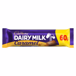 Cadbury Dairy Milk Caramel Chocolate Bar 45g (Pack of 48)