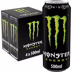 Monster ENERGY Original Energy Drink 4Pack 500ml - Pack Of 24