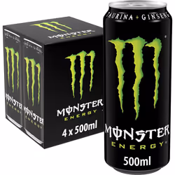 Monster ENERGY Original Energy Drink 4Pack 500ml - Pack Of 24