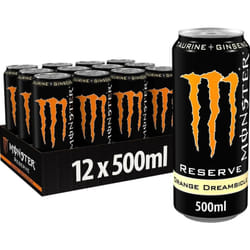 Monster Energy Drink Orange Dreamsicle 500ml - Pack Of 6