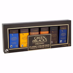 Green & Black's Organic Classic Miniature Chocolate Bar Collection, 12 x 15g