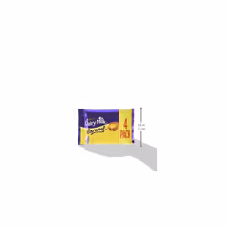 Cadbury Dairy Milk Caramel Chocolate Bar, 4 X 37 g