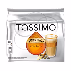 TASSIMO Twinings Chai Latte, T DISC, 8 cups