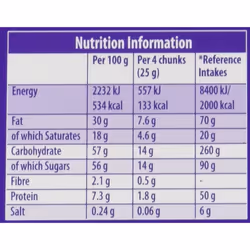 Cadbury Dairy Milk Chocolate X-Mas Bar, 850g