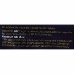 Cadbury Dairy Milk with Crunchie Bits Chocolate Bar, 200g