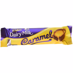 Cadbury Dairy Milk Chocolate Caramel Single Bar (Pack of 24)