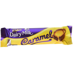 Cadbury Dairy Milk Chocolate Caramel Single Bar (Pack of 24)