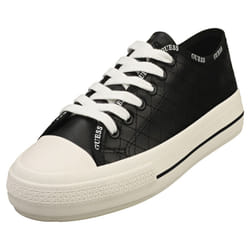Guess Fl7emmele12 Womens Casual Trainers in Black White - 3