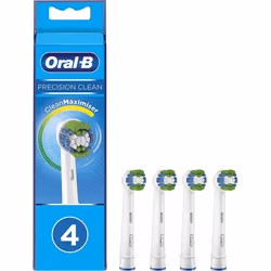 Oral-B Precision Clean Replacement Toothbrush Head with CleanMaximiser Technology, Pack of 4 Counts