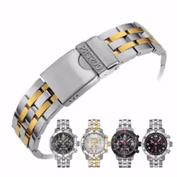 19mm PRS200 Series T067417A T067417 Series Watch band Watch Parts male strip Solid Stainless steel bracelet strap Watch band  ...