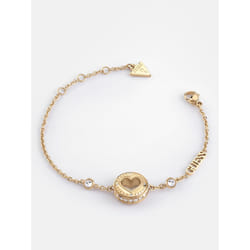 GUESS Rolling Hearts Chain bracelet Hearts & Love Female Stainless steel