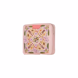 Estee Lauder Pink Fruit and Flower pattern Makeup cosmetic Bag