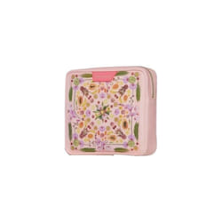 Estee Lauder Pink Fruit and Flower pattern Makeup cosmetic Bag