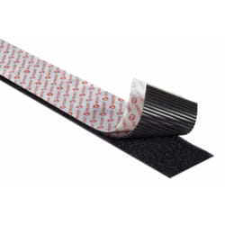 VELCROÂ® Brand Industrial Strength Velcro Heavy-Duty Stick On Self Adhesive Velcro Tape 5CM Wide, Black - 2m