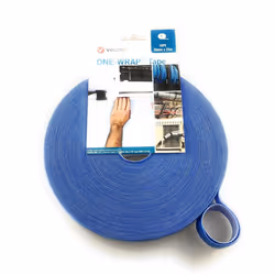 VELCRO® Hook and loop ONE-WRAP® double sided Strapping - Blue, 5m