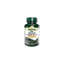 Natures Aid Vitamin B Complex 50 + C (High Potency) with Vitamin C - 90 Tablets