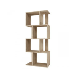 GILDA - Modular bookcase, modern style - Dimensions 59.5x30x140 cm - Room divider - Sonoma