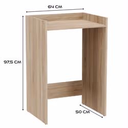 Storage unit for washing machine - 64x50x97.5 cm - Sonoma