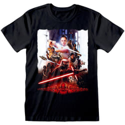 Star Wars IX 'Poster' (Black) T-Shirt - X-Large