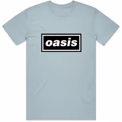Oasis 'Classic Logo' (Blue) T-Shirt - M