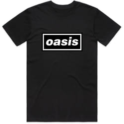 Oasis 'Classic Logo' (Black) T-Shirt - 2XL