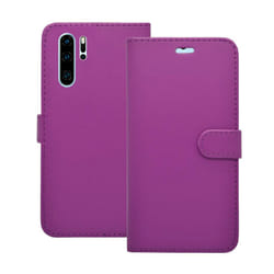 Huawei P30 Pro Wallet Flip Stand Card Slot Case - Purple