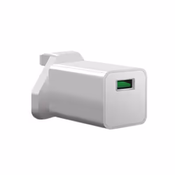 Official OPPO VOOC 20W Fast Rapid 3 Pin UK Charger Plug USB-C Cable - Charger & Cable