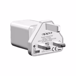 Official OPPO VOOC 20W Fast Rapid 3 Pin UK Charger Plug USB-C Cable - Charger