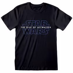 Star Wars 'Rise Of Skywalker Logo' (Black) T-Shirt - Small