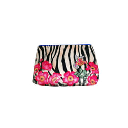 Estee Lauder Zebra Print, Flowers & Hummingbird Makeup Cosmetic Bag
