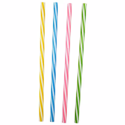 Pack of 60 Reusable Straws Bright Coloured 20cm Straws Wide 7mm Milkshake Straws